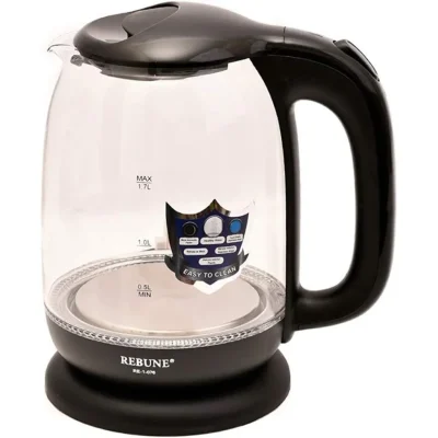 Rebune Kettle RE-1-076 Electric 1.7Litres, Boiling Dry Protection, 360° Rotary Base