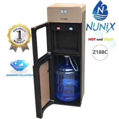 Nunix Dispenser, Hot & Cold Bottom Load Water Dispenser Z188C