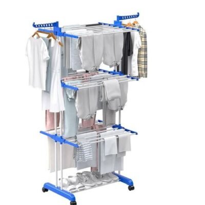 Cloth Hanger Detachable 40kg 3 Layer Rack Stand