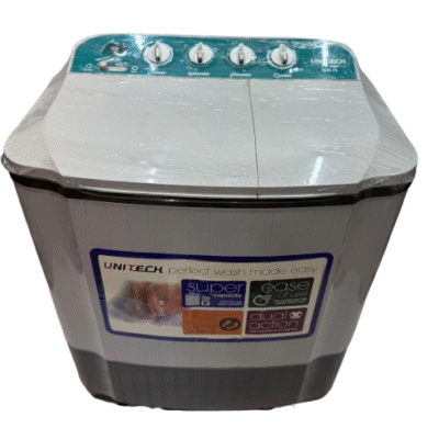 Unitech Washing Machine 7.5KG Twin Tub With Warranty