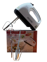Ipcone Hand Mixer  Automatic 7 Speed High Power Electric 260W - White