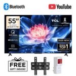 TCL 55” T6C 4K QLED Google TV  Ultra HD, Smart TV, Netflix, YouTube, Voice Remote, Chromecast Built-In - Image 3