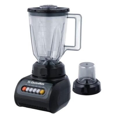 Electromate Blender 2 in 1  BD02  350W Powerful Kitchen Blender and Grinder Black
