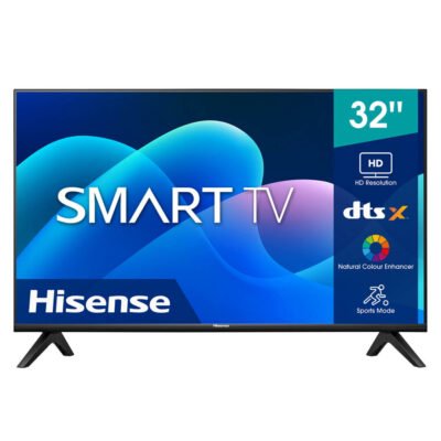 Hisense TV 32 Inch Smart LED TV A4QKEN  HD, Wi-Fi, HDMI, USB