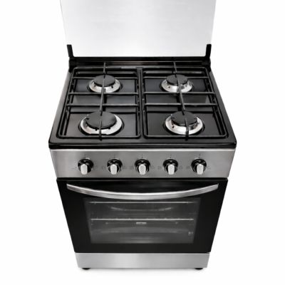 Nunix Cooker Freestanding 50×55cm 4-Gas Burner,Gas Oven with Free Gift KZ-560-GO-S