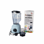 Icona Blender ILB-100T 2-in-1 Electric with Grinder  1.5L, 300W, Gray