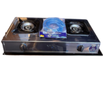 VON Cooker 2 Burner Gas Table Top  Enamel Coated, Stainless Steel With 1.5M Free Gas Pipe VCT2XWGX - Image 4