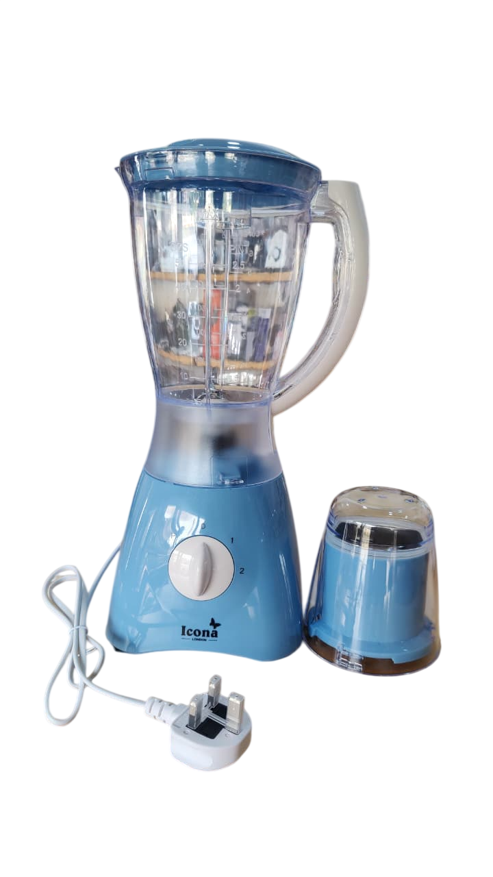 WhatsApp Image 2026-02-24 at 10.36.11 AM (1)-Photoroom ICONA Blender & Grinder 2 In 1 300W 1.5L Blue ILB-700T - Image 1