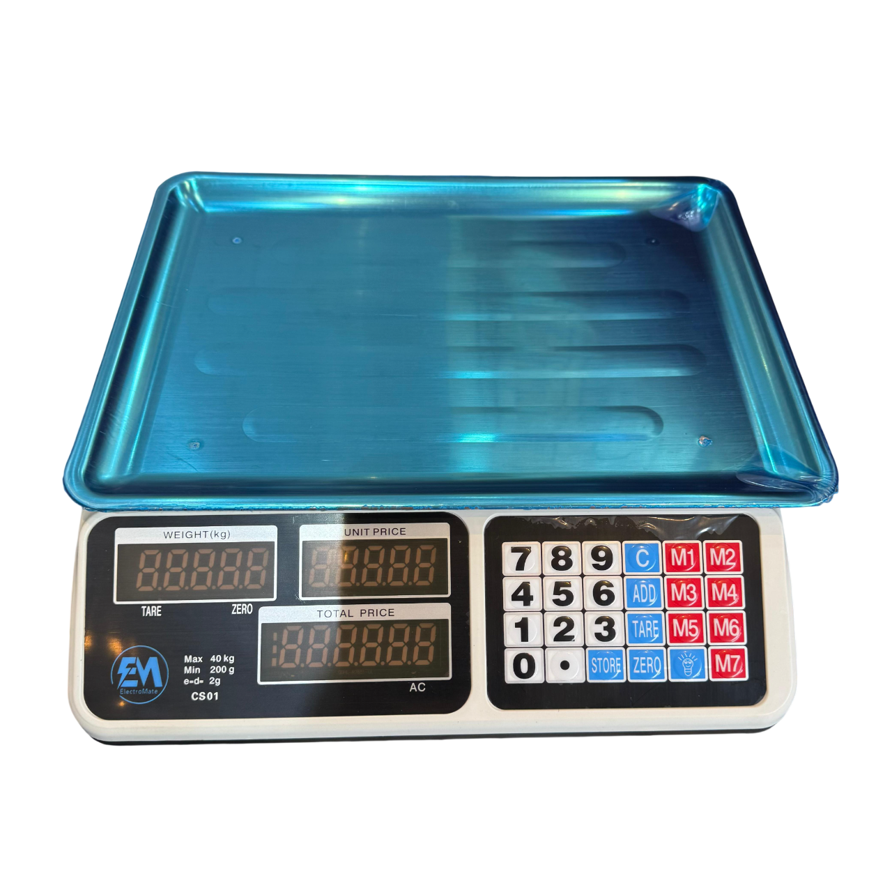 WhatsApp Image 2026-02-24 at 3.15.51 PM-Photoroom ElectroMate 40KG Digital Shop Scale CS01 LED Display Price Computing Machine - Image 1