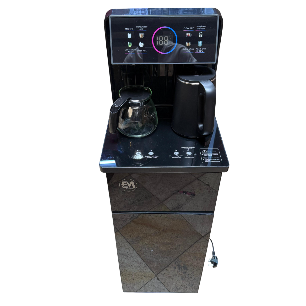 WhatsApp Image 2026-02-24 at 3.37.37 PM-Photoroom EM Bottom Load Water Dispenser WD08 Multi-Functional, Remote, Touch Control, Black - Image 1