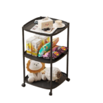 Nunix Organizer Rack with Roller 3 Layer YH9630-3B – Multipurpose Storage Trolley - Image 2