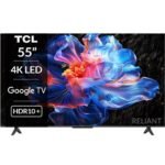 TCL 55 Inch V6C 4K Smart TV  Ultra HD, Direct LED, HDR, Dolby Audio