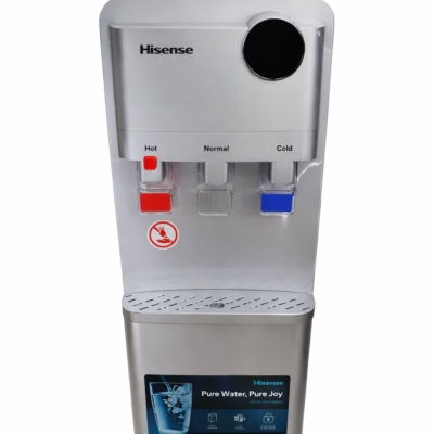 Hisense H96WDTS3S2 Water Dispenser Hot, Normal And Cold Compressor Cooling, Top Load With Storage Cabinet, Silver