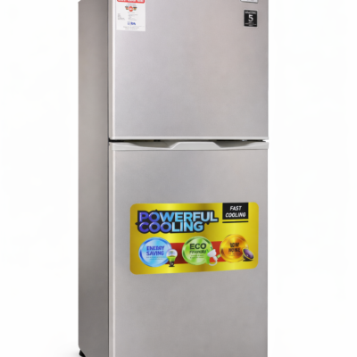 Smart Pro 180L Double Door Refrigerator SFR-225-DT-I, Frost Free, Energy Saving, Low Noise, Silver