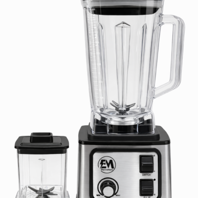 ElectroMate 2-In-1 Blender With Grinder BD07 High Power Kitchen Blender 1.5L