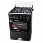 ElectroMate 50x55 3+1 Gas Cooker With Electric Oven, 3 Gas Burners + 1 Electric Plate, Standing Cooker, Black - Image 3