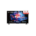 TCL 65V6D 65-Inch 4K UHD Smart TV (2026 Model), Android TV, HDR, Dolby Audio, Netflix and YouTube, Frameless Design