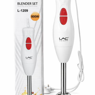 LAC Laichy L-1209 Hand Blender Set – 800W Powerful Electric Immersion Blender with 2-Speed Control and Stainless Steel Shaft