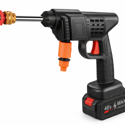 LAC Laichy L-1010 Portable Spray Gun, Cordless High-Pressure Washer with Double Battery and Multi-Functional Nozzle
