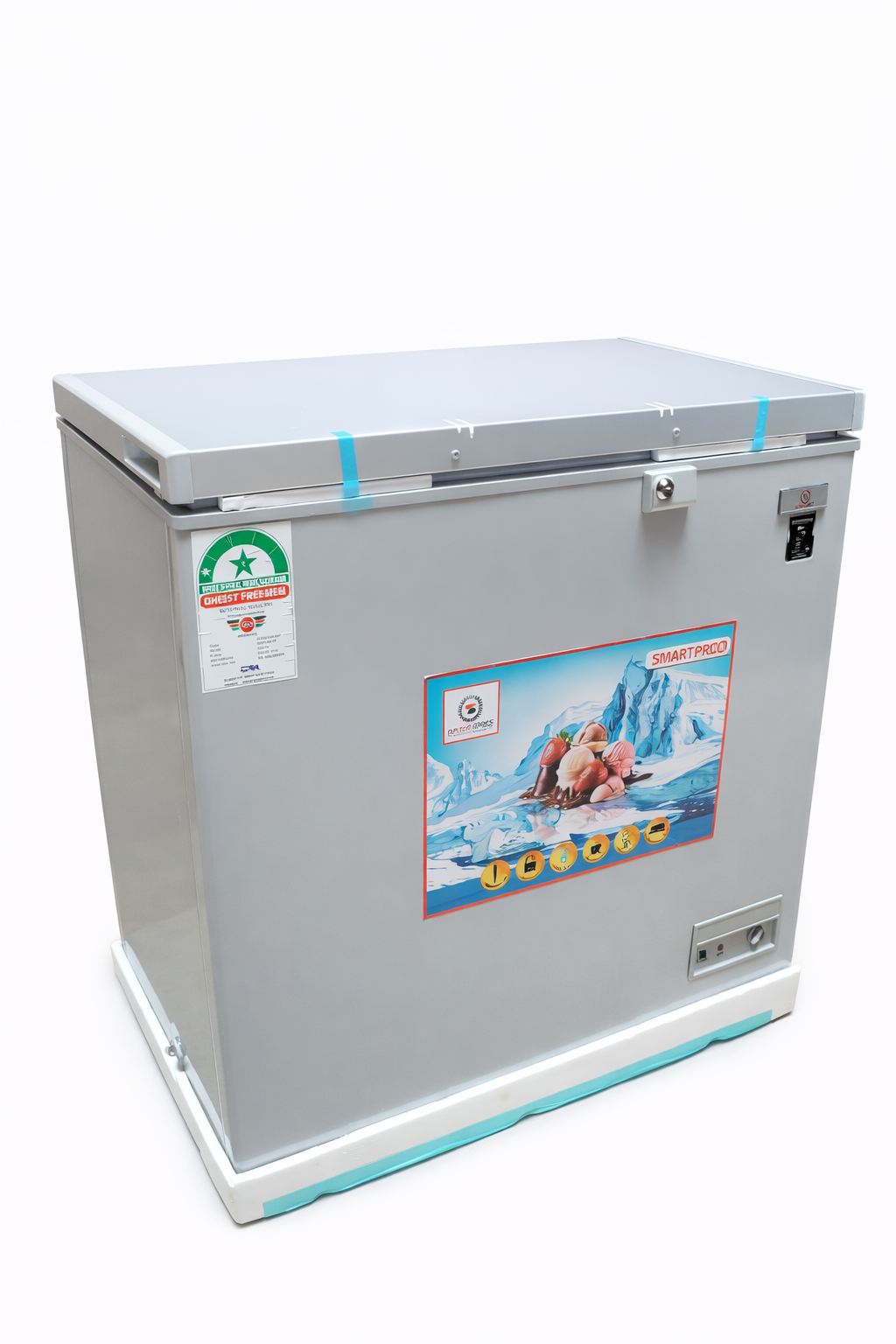 ChatGPT Image Apr 13, 2026, 12_04_12 PM Smartpro Chest Freezer 170 Litres SCF-200-G with Cool Pack, Fast Freezing, Energy Saving, Low Noise - Image 1