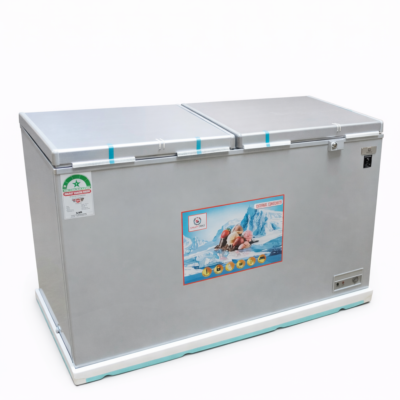Smartpro Chest Freezer 450 Litres SCF-500G Double Door with Cool Pack, Fast Freezing, Energy Saving, Low Noise