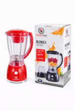 SmartPro Blender SBL-100R 1.5L 1500W – 4 Speed + Pulse, Heavy Duty Kitchen Blender with Grinder – Red - Image 2
