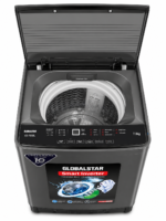 Globalstar GS-700BL Top Load Washing Machine 7KG – Fully Automatic, Energy Saving, Multiple Wash Programs – Grey - Image 3