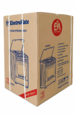 ElectroMate Cooker 60x60 3 Gas + 1 Electric Plate Electric Oven Rotisserie Timer Black - Image 3