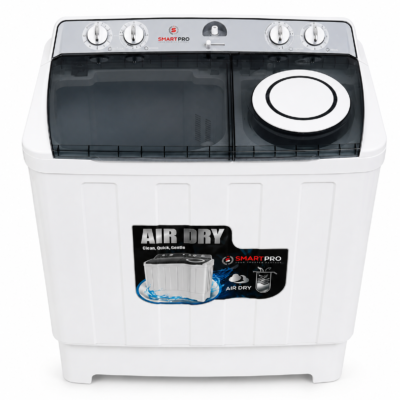 SMARTPRO Washing Machine 13KG Twin Tub Semi Automatic Washer With Air Dry Technology SWM-13TT