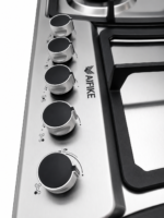 AIFIKE 5 Burner Built-In Gas Hob Stainless Steel Cooktop with Central Wok Burner And Auto Ignition - Image 2