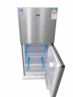 GNIX 197L No Frost Double Door Refrigerator GL-FR227-NF-S, Fast Cooling, Energy Saving, Silver - Image 2