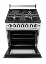 Nunix KZ-665-3G1E 60x65 Cooker 3 Gas Burners + 1 Electric Hotplate, Electric Oven, Rotisserie, Auto Ignition - Image 2